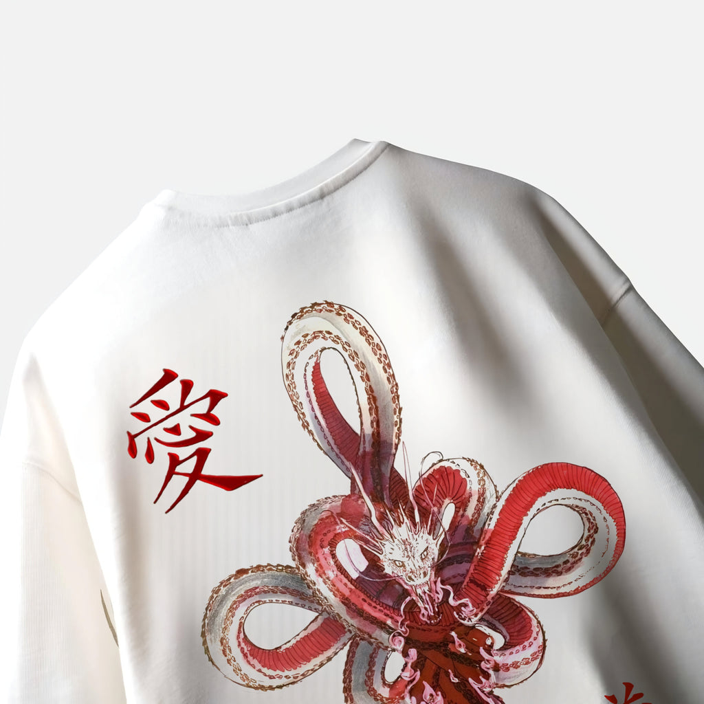 Red Dragon Dungeon Oversized Tshirt