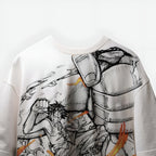 Monkey D Luffy Off White Oversized tee