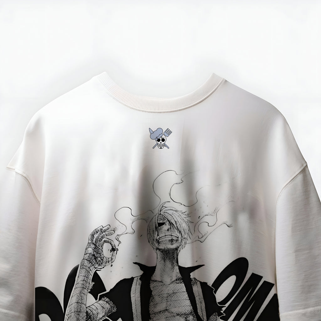 Black-Foot Sanji Off White Oversized t-shirt