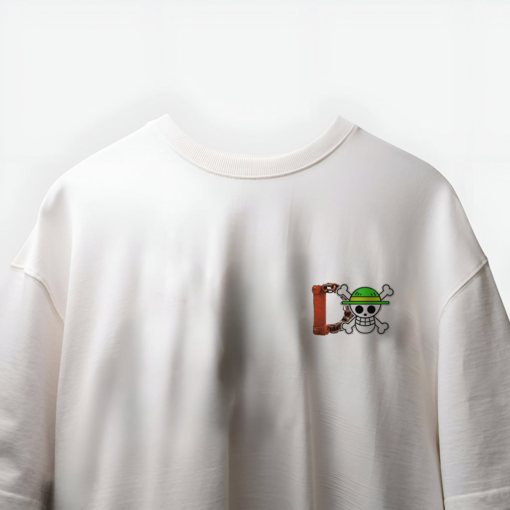 Oni-Giri Off White Oversized t-shirt