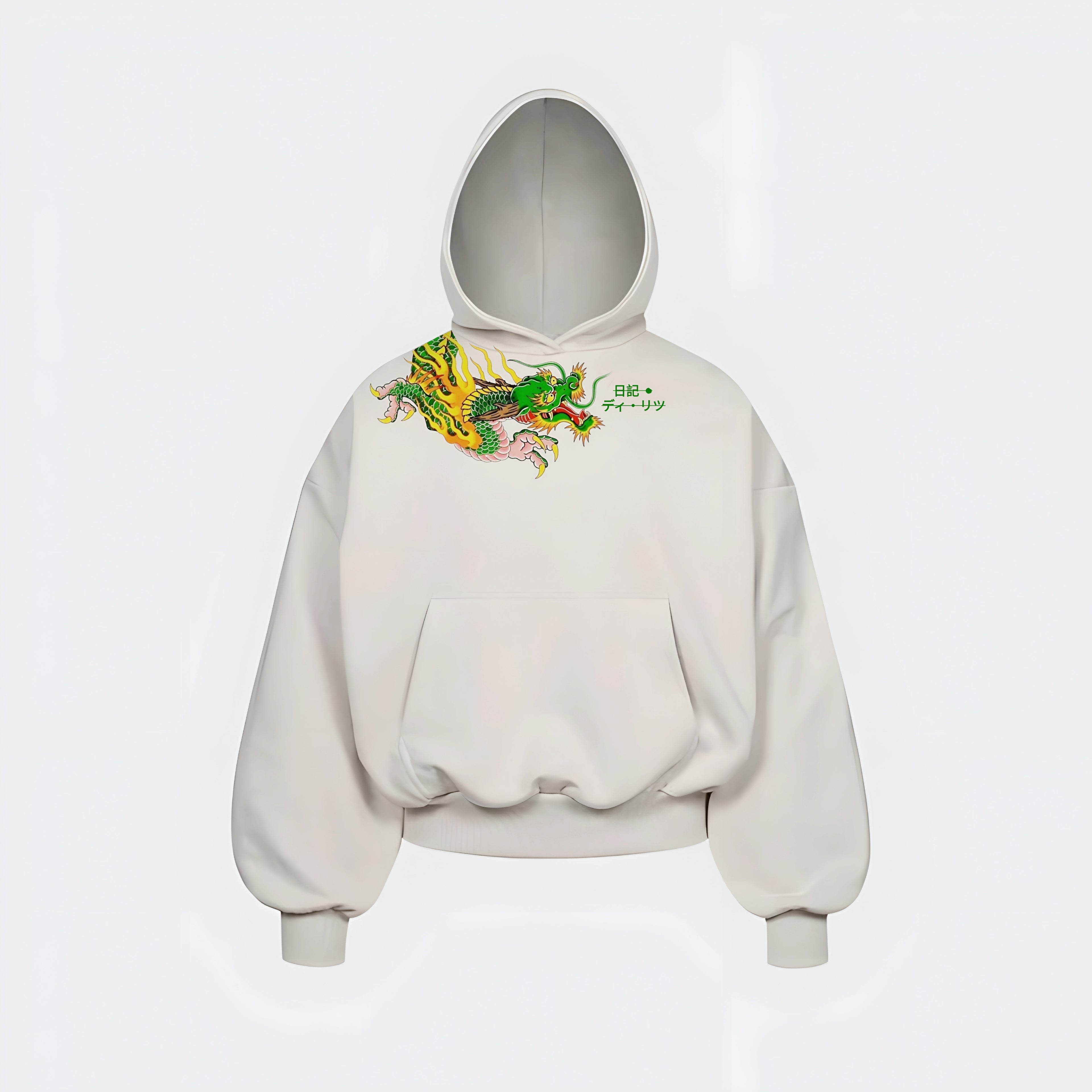 SHADOW JADE RYU OFF WHITE HOODIE